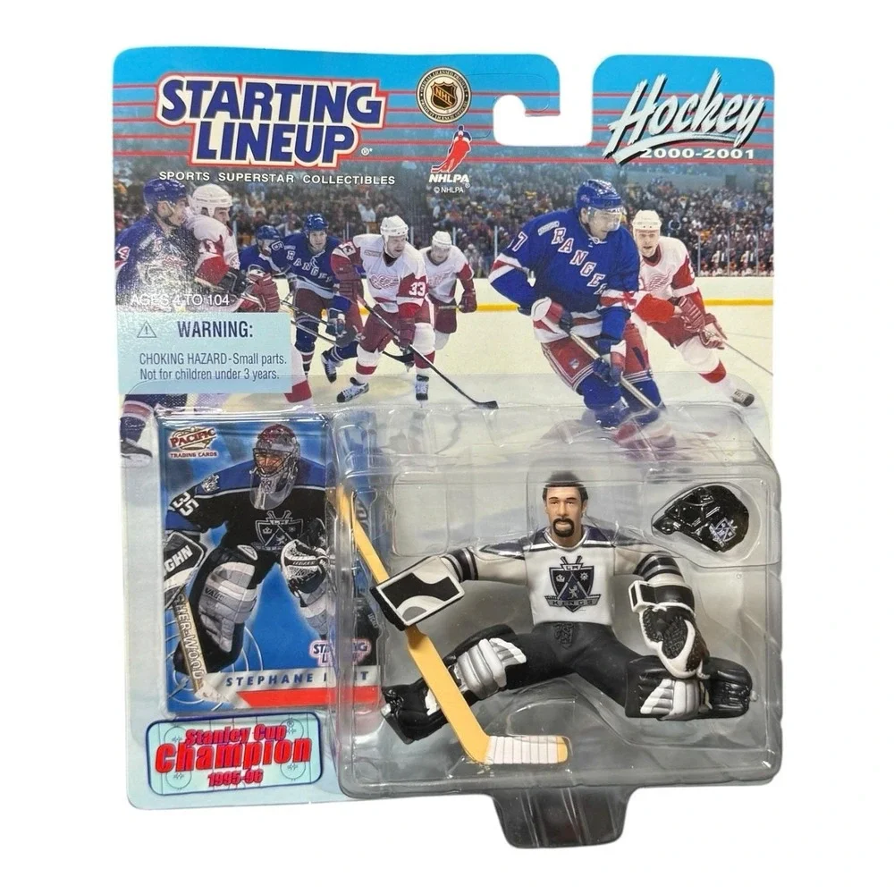 Stephane Fiset Starting Lineup 1999-2000 NHL Hasbro Los Angeles Kings